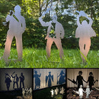 Yard Stake Metal Shadow-Casting Life-Size