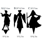 Yard Stake Metal Shadow-Casting Life-Size