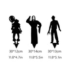 Yard Stake Metal Shadow-Casting Life-Size