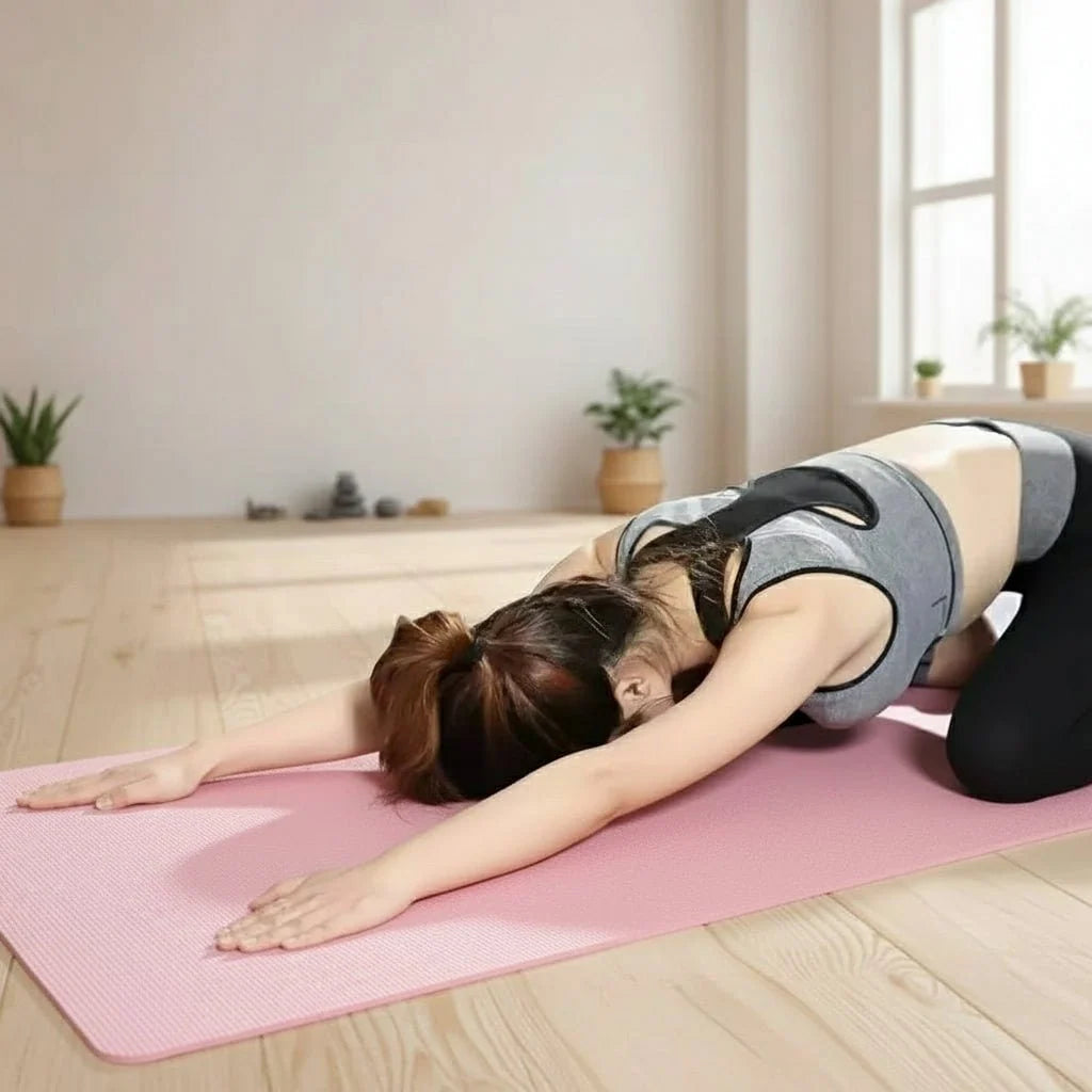 Yoga Mat Thick Non-Slip Cushioned Foam