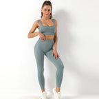 Yoga Set Seamless Bra & High-Waist Leggings