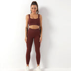 Yoga Set Seamless Bra & High-Waist Leggings