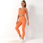 Yoga Set Seamless Bra & High-Waist Leggings