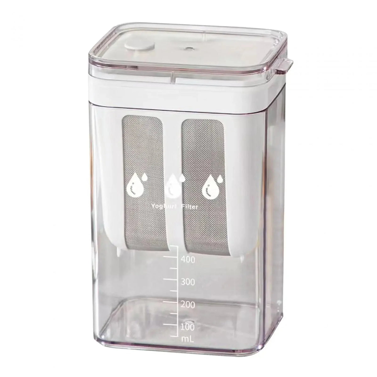 Yogurt Strainer Rust-Resistant Steel Mesh 1.1L Fridge-Safe