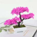 Zero-Maintenance Realistic Mini Bonsai Tree (Desk Decor)