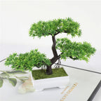 Zero-Maintenance Realistic Mini Bonsai Tree (Desk Decor)