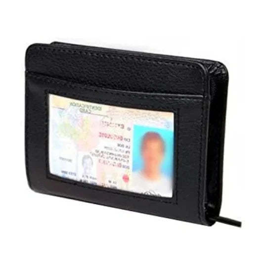 Zip-Around Wallet RFID Blocking Holds 36 Cards