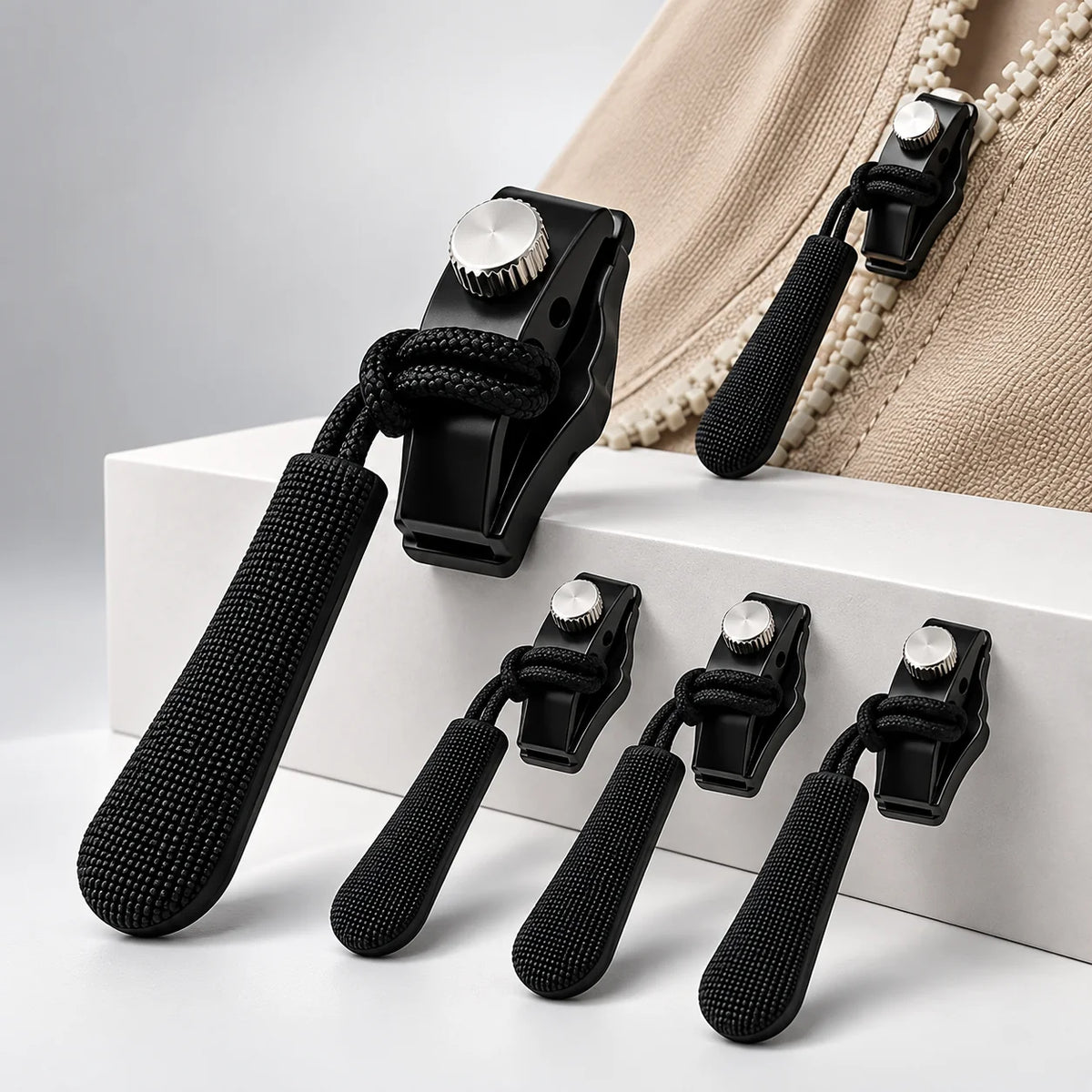 Zipper Repair Kit Tool-Free Metal 25-Piece