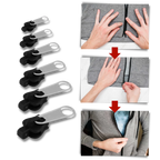 Zipper Slider Set Clip-On Aluminum 6-Piece