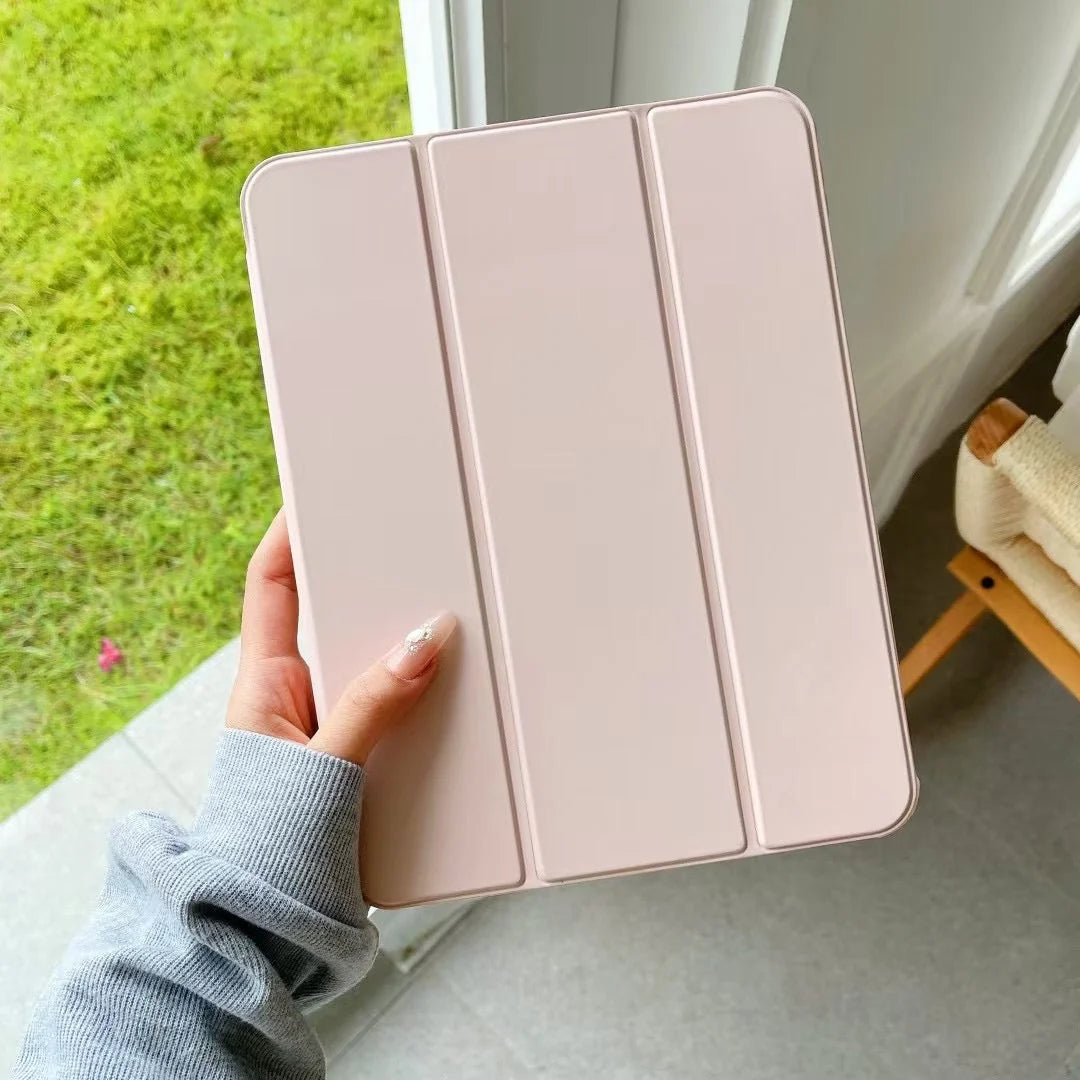 iPad Case Shock-Absorbing Silicone Foldable Origami Stand