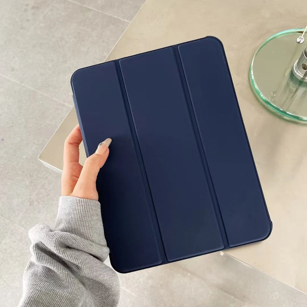 iPad Case Shock-Absorbing Silicone Foldable Origami Stand