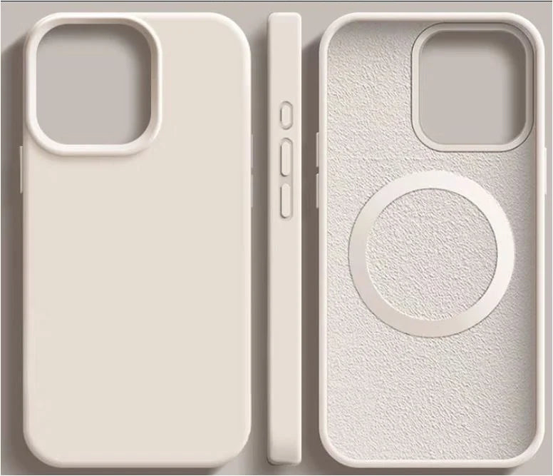 iPhone Case Liquid Silicone MagSafe & Shock-Absorbing