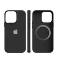 iPhone Case Soft-Touch Silicone MagSafe Alignment & Shock-Absorbing