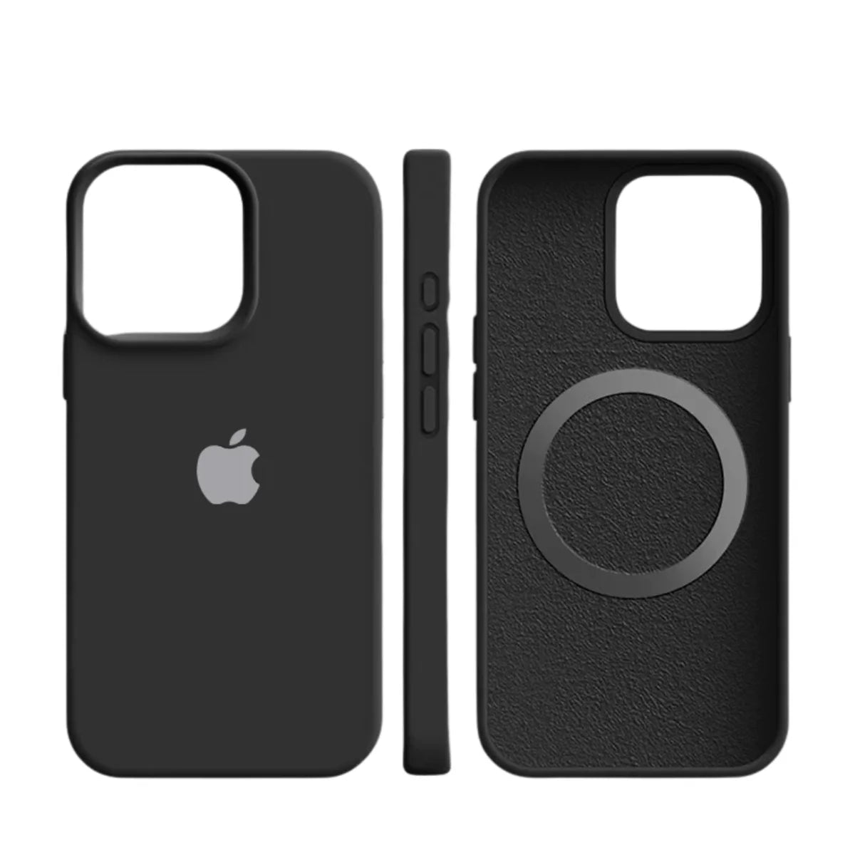 iPhone Case Soft-Touch Silicone MagSafe Alignment & Shock-Absorbing