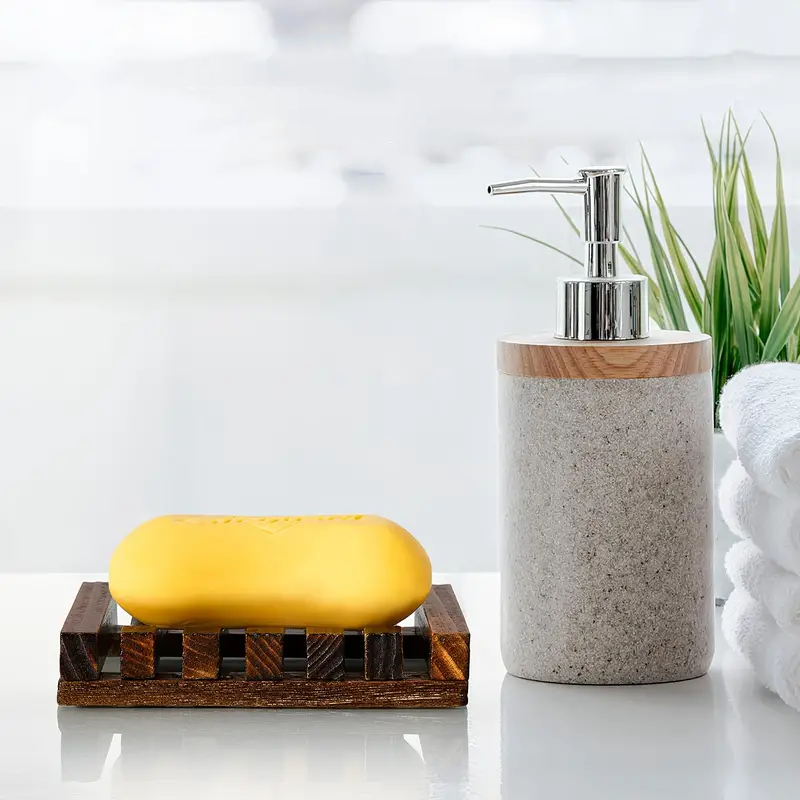 Elegant Natural Wood Soap Holder