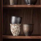 Artisan Gold-Trimmed Ceramic Mugs for Everyday Use