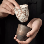 Artisan Gold-Trimmed Ceramic Mugs for Everyday Use