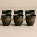 Artisan Gold-Trimmed Ceramic Mugs for Everyday Use