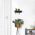Charming Wall-Mounted Key Organizer with Mail Slot