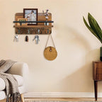 Charming Wall-Mounted Key Organizer with Mail Slot