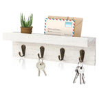 Charming Wall-Mounted Key Organizer with Mail Slot