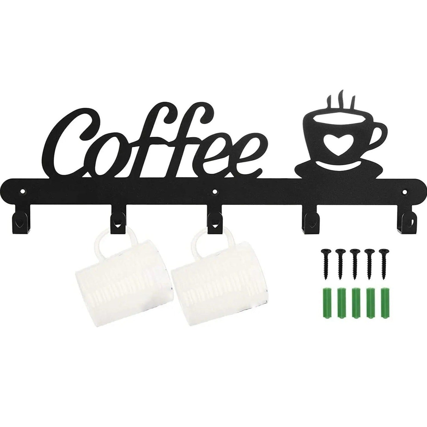 Stylish Metal Mug Organizer for Your Coffee Collection