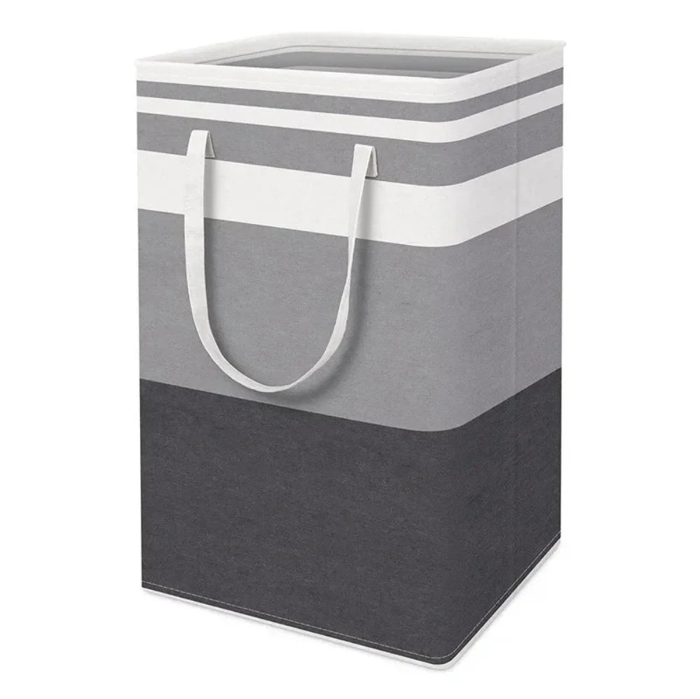 75L Waterproof Laundry Basket - Foldable Fabric Hamper with Handles