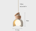 Minimalist Resin Pendant Light Inspired by Japanese Aesthetics