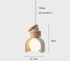 Minimalist Resin Pendant Light Inspired by Japanese Aesthetics