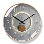 Contemporary Round Wall Clock – Stylish Home Decor Timepiece