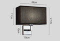 Bedside Wall Sconce with Reading Light | E27 Wall Lamp