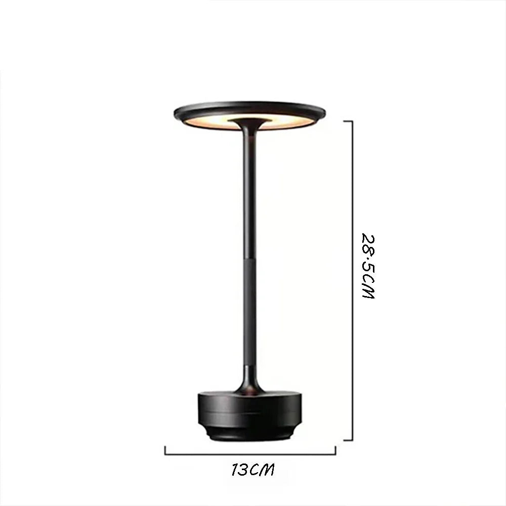 Dimmable LED Table Lamp with Rechargeable Touch Control