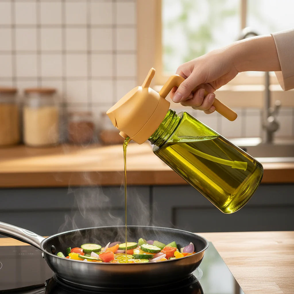 Glass Olive Oil Sprayer Bottle for Cooking and Dispensing