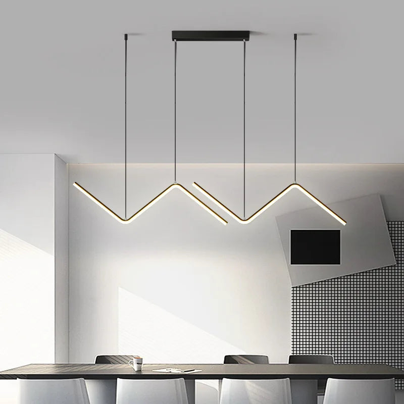 Nordic Style Minimalist Pendant Light in Aluminum for Dining Areas
