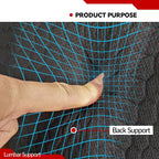 ComfortWave 3D Gel Seat Cushion with Lumbar Support