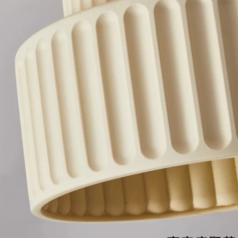 Sculptural Ceiling Light with Soft Glow | Nordic Ripple Design