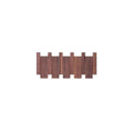 Sleek Wall-Mounted Wooden Coat Organizer