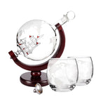 Sophisticated Glass Decanter and Tumbler Set