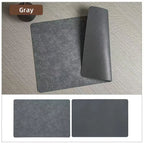 Heat Resistant and Waterproof Double-Sided Faux Leather Placemats