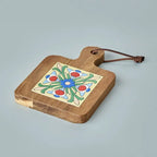 Chic Wooden Coaster Tray for Your Kitchen