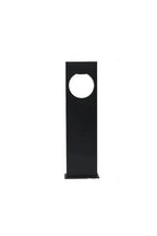 Rectangular Black Garden Path Lamp - Outdoor LED Bollard Light
