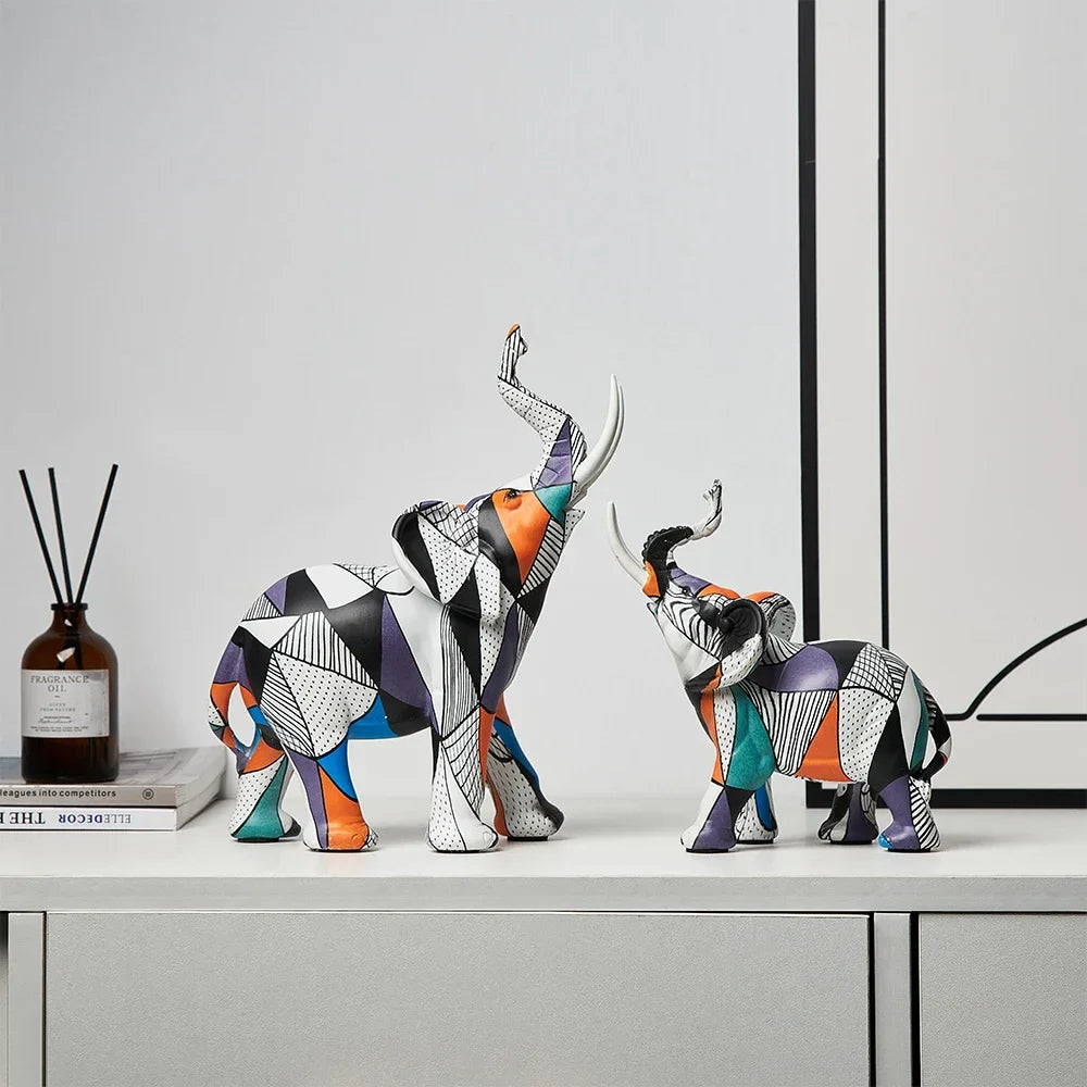 Vibrant Elephant Art Pieces for a Lively Home