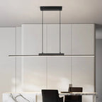 Minimalist LED Chandelier for Kitchen and Living Areas – Modern Linear Pendant Light