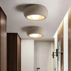 Modern Flush-Mount Light Fixture | Circular Minimalist Ceiling Lamp