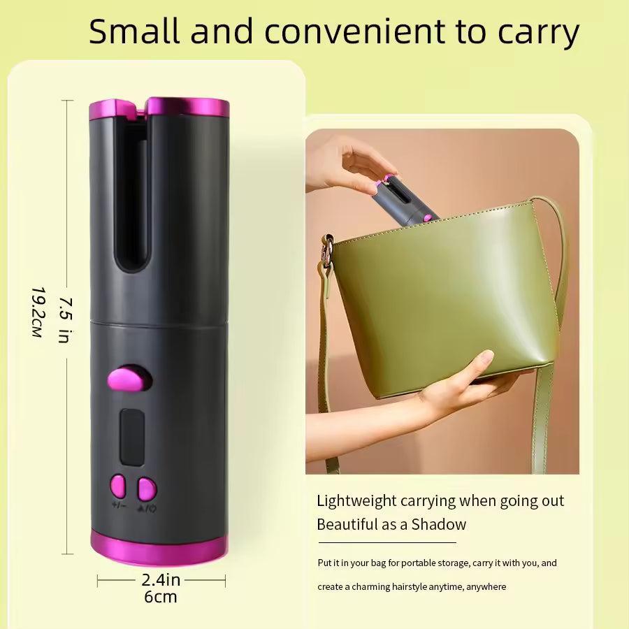 Wavesmith Wireless Curling Wand - Quick & Portable Styling