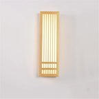 Minimalist LED Wall Sconce in Wood – Japandi Style Decor