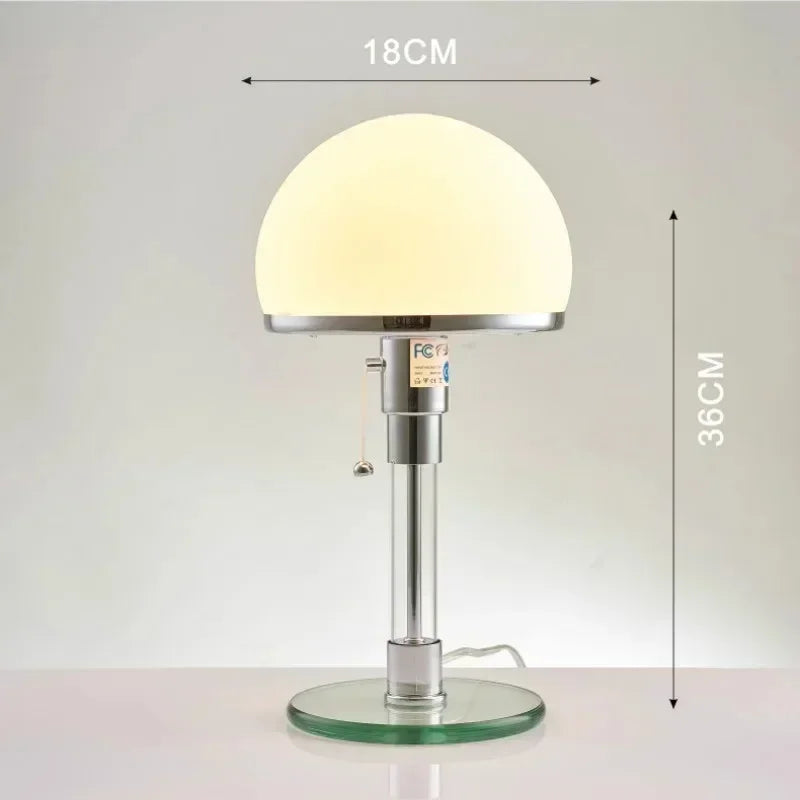 Nordic Glass Table Lamp – Designer Lighting by Bauhaus