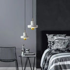 Natural Stone Pendant Light | Postmodern Marble Design