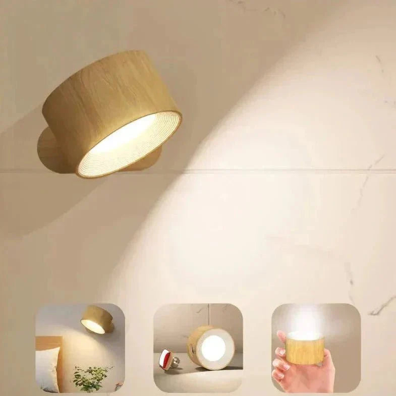 360° Magnetic Wall Light – Wireless Design