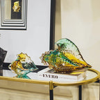 Artisan Glass Seashell Decor